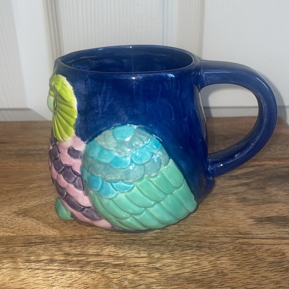 💙OWL Mug,  Ceramic Glazed - Picture 3 of 9